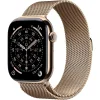 Apple Watch Series 11 46mm Gold Titanium Case with Gold Milanese Loop - M/L Apple Watch Series 11 46mm Gold Titanium Case with Gold Milanese Loop - M/L